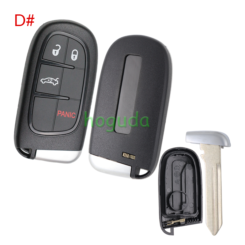 For Chrysler 2/2+1/3/3+1/4/4+1 button remote key shell