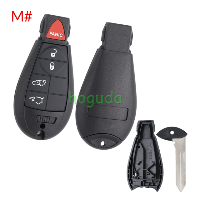 For Chrysler 17pcs/set key blank with emergency blade