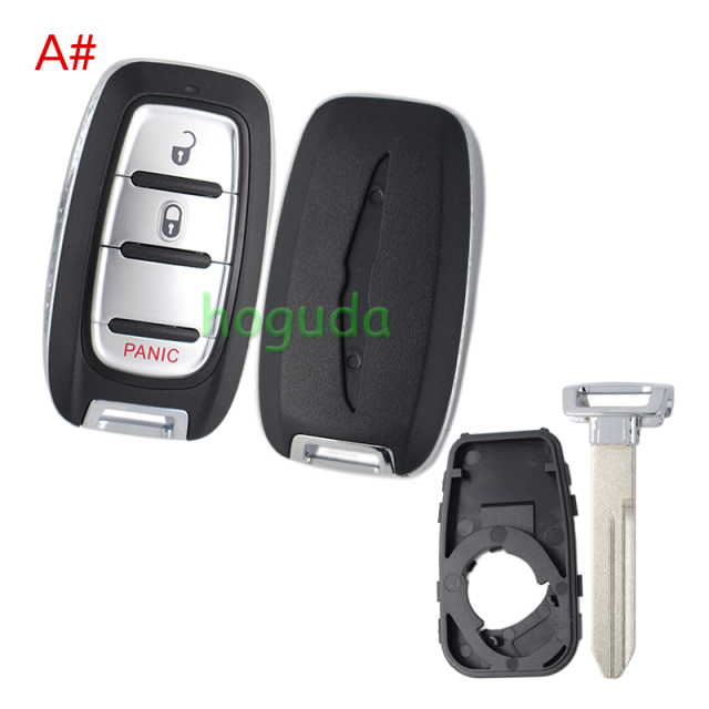 For Chrysler 2+1/4+1/5+1/6+1 button smart remote key shell
