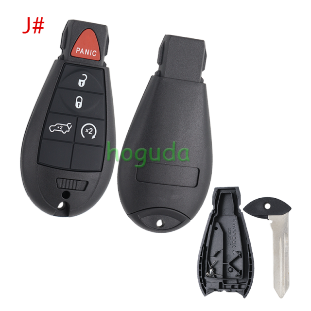 For Chrysler 17pcs/set key blank with emergency blade