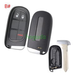 For Chrysler 2/2+1/3/3+1/4/4+1 button remote key shell