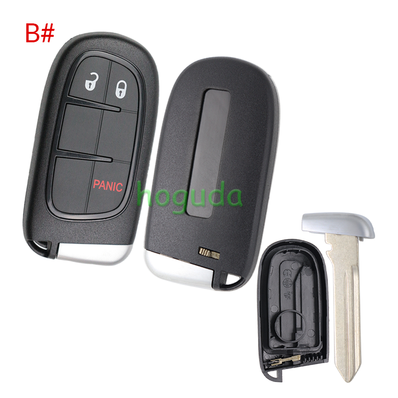 For Chrysler 2/2+1/3/3+1/4/4+1 button remote key shell