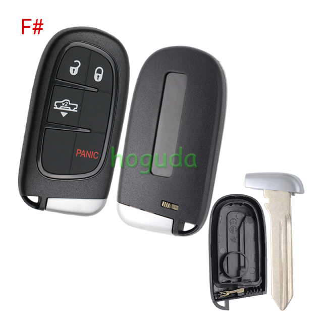 For Chrysler 2/2+1/3/3+1/4/4+1 button remote key shell