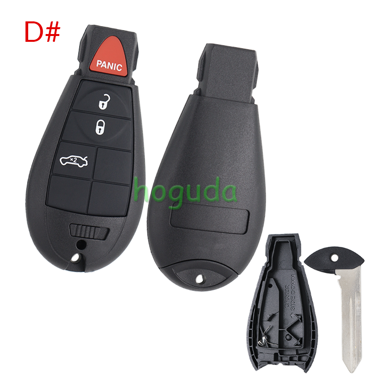 For Chrysler 17pcs/set key blank with emergency blade