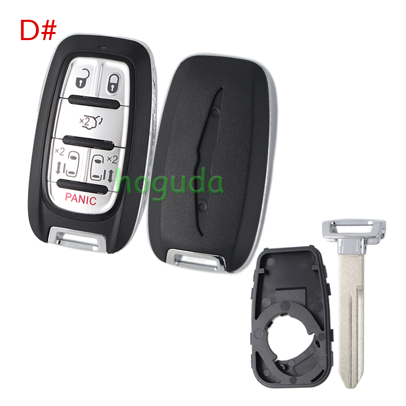 For Chrysler 2+1/4+1/5+1/6+1 button smart remote key shell