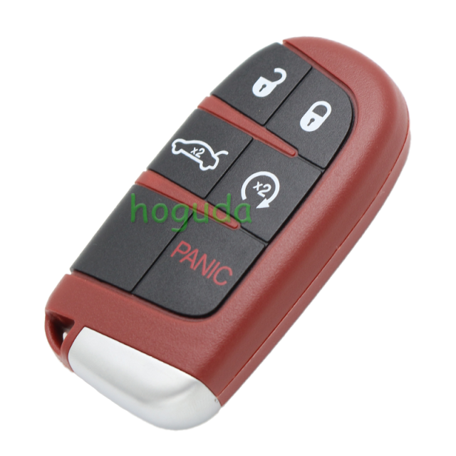 For Chrysler 4+1 button flip remote key shell