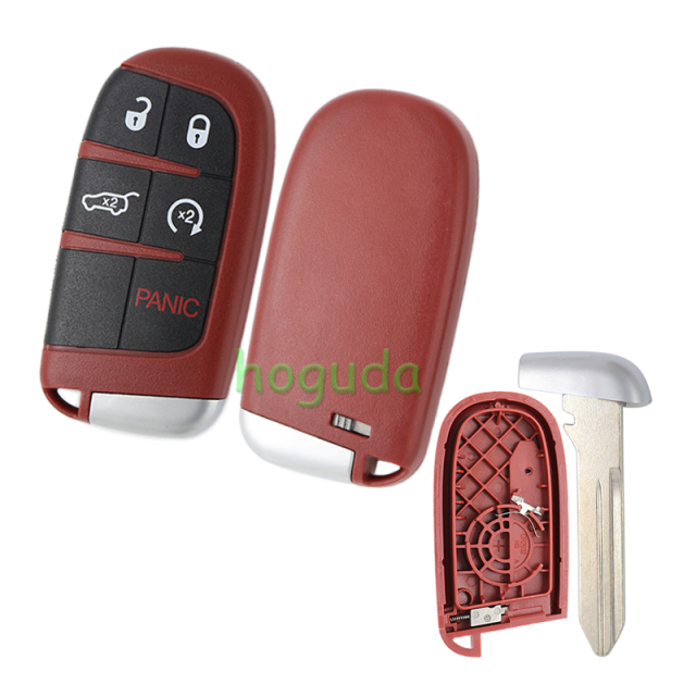 For Chrysler 4+1 SUV button remote key shell