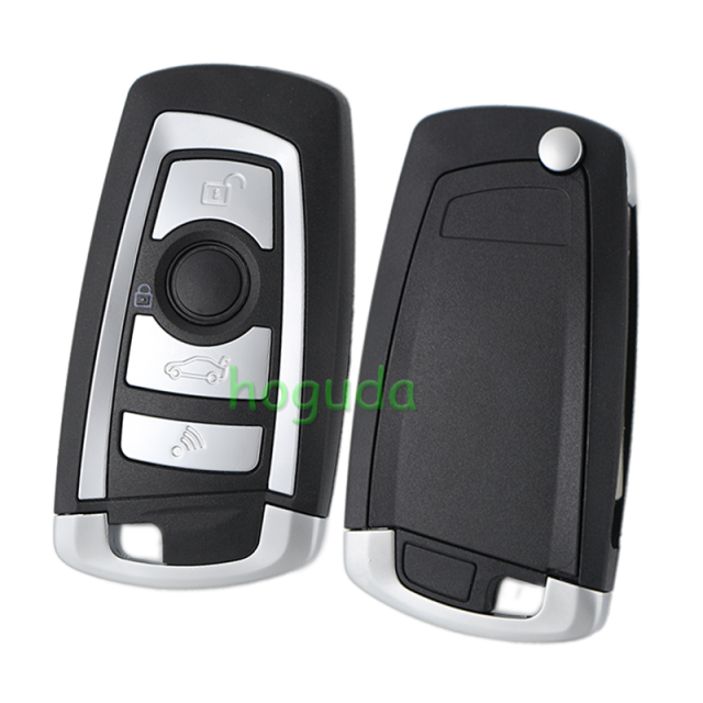 For BMW EWS system 4 button remote key with HU92 blade 433mhz