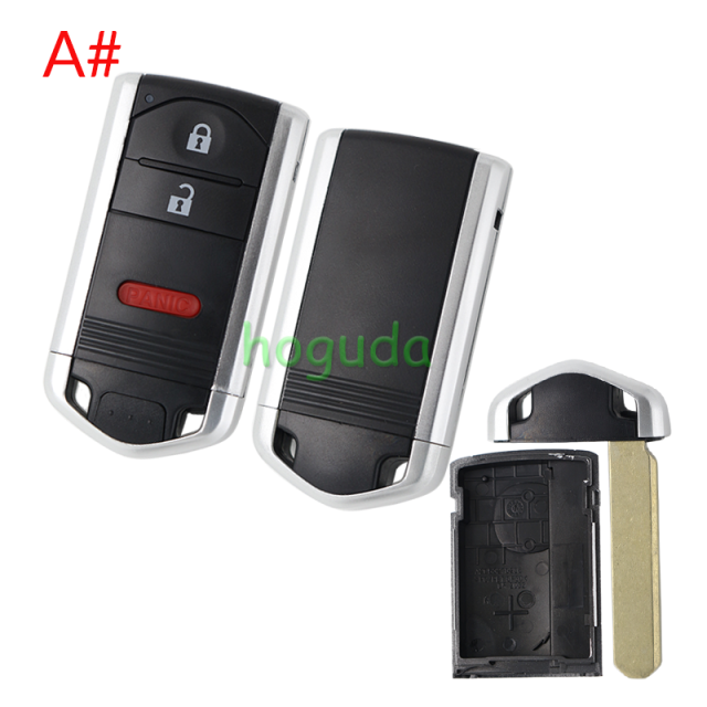 For Acura 3 button remote Key blank