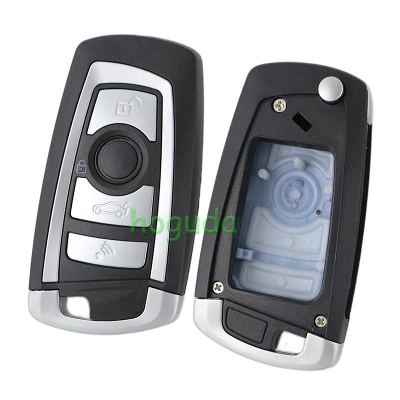 For BMW EWS system 4 button remote key with HU92 blade 315mhz
