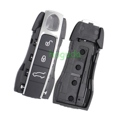 For Porsche modified 3 button remote key blank with emmergency key blade