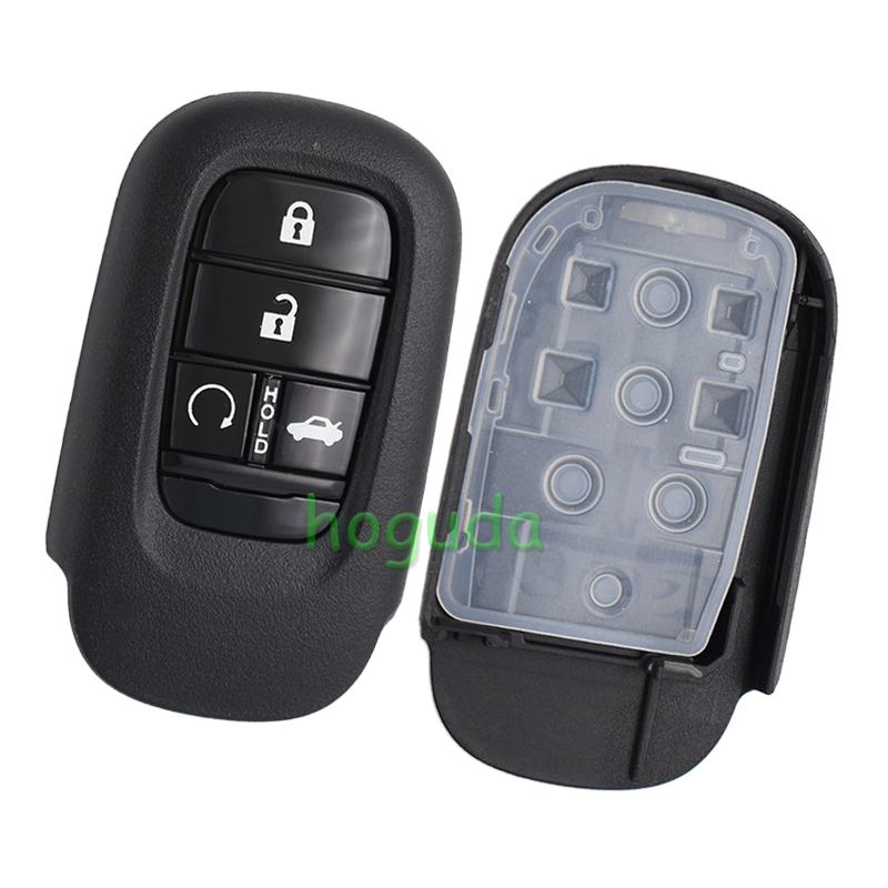 For Honda 4 button Smart Remote Car key with 433MHZ 4A Chip  FCC ID : KR5TP-4