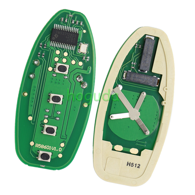 For Nissan  3+1 buttton Remote Control Key with 315MHz ID46 chip FCCID: CWTWBU624