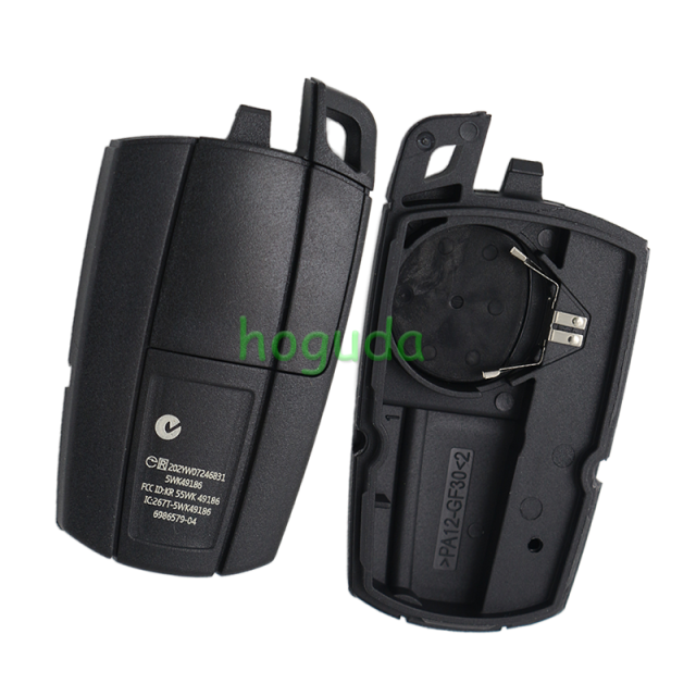 KYDZ For Bmw 3 button remote key for bmw 1、3、5、6、X5,Z4 series with PCF7945 Chip 868MHZ  Its for CAS3 and CAS3+ Systems. Genuine Part No: 66126986585