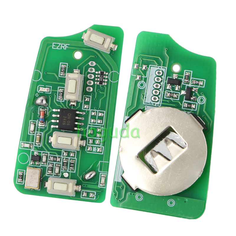 For BMW EWS system 4 button remote key with HU92 blade 433mhz