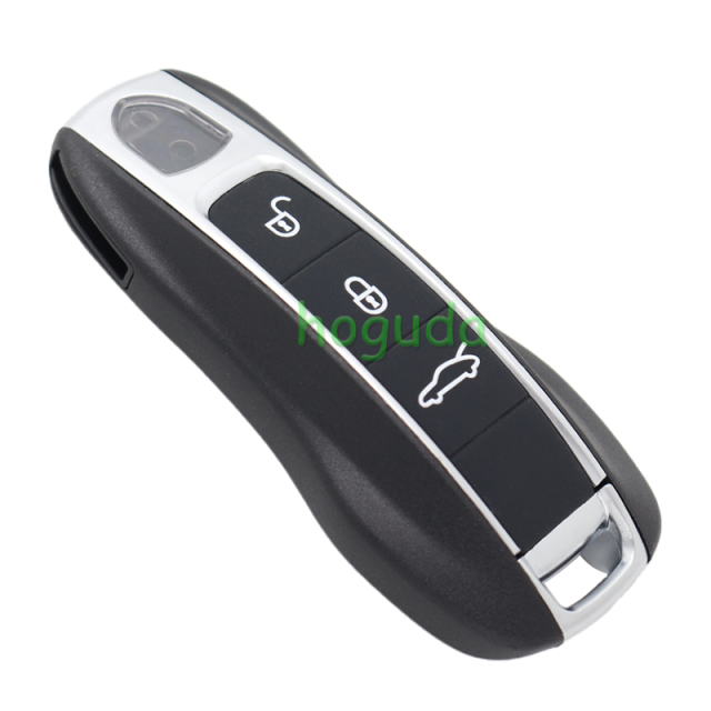 For Porsche modified 3 button remote key blank with emmergency key blade
