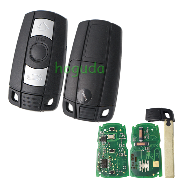 For BMW 3 button KEYLESS remote key for For BMW 1、3、5、6、X5，X6，Z4 series with 315MHZ
