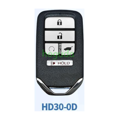 Lonsdor Honda HD30-0D 4+1 button smart key Support ID46 ID47 ID4A chip,Frequency313.56/314.12/313.85/433.66/434.18/433.92 98% Coverage 2013-2025 50+ Models All Honda Keys CIVIC'ACCORD CR-V ODYSSEY HR-V.etc