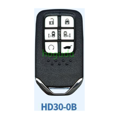 Lonsdor Honda HD30-0B 6 button smart key Support ID46 ID47 ID4A chip,Frequency313.56/314.12/313.85/433.66/434.18/433.92 98% Coverage 2013-2025 50+ Models All Honda Keys CIVIC'ACCORD CR-V ODYSSEY HR-V.etc