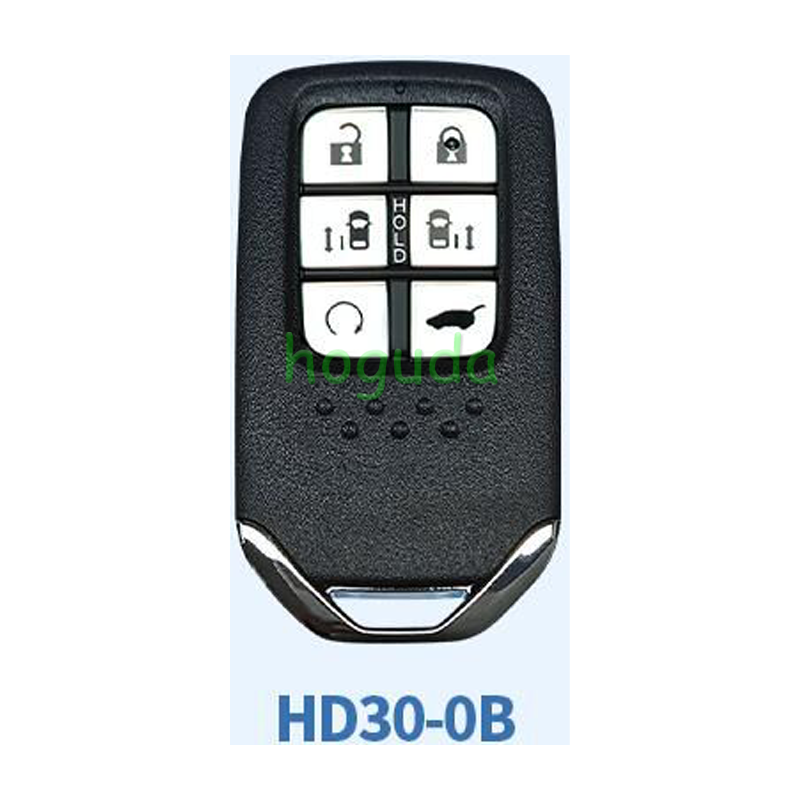 Lonsdor Honda HD30-0B 6 button smart key Support ID46 ID47 ID4A chip,Frequency313.56/314.12/313.85/433.66/434.18/433.92 98% Coverage 2013-2025 50+ Models All Honda Keys CIVIC'ACCORD CR-V ODYSSEY HR-V.etc