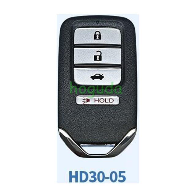 Lonsdor Honda HD30-05 3+1 button smart key Support ID46 ID47 ID4A chip,Frequency313.56/314.12/313.85/433.66/434.18/433.92 98% Coverage 2013-2025 50+ Models All Honda Keys CIVIC'ACCORD CR-V ODYSSEY HR-V.etc