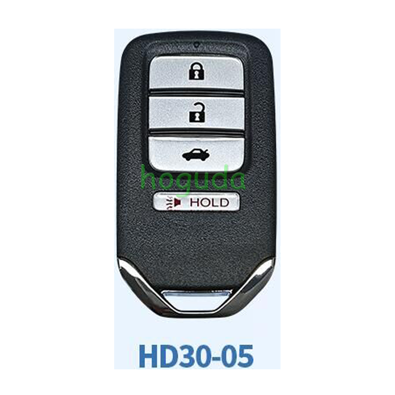 Lonsdor Honda HD30-05 3+1 button smart key Support ID46 ID47 ID4A chip,Frequency313.56/314.12/313.85/433.66/434.18/433.92 98% Coverage 2013-2025 50+ Models All Honda Keys CIVIC'ACCORD CR-V ODYSSEY HR-V.etc