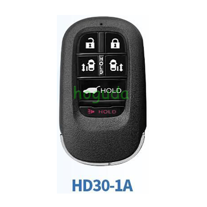 Lonsdor Honda HD30-1A 5+1 button smart key Support ID46 ID47 ID4A chip,Frequency313.56/314.12/313.85/433.66/434.18/433.92 98% Coverage 2013-2025 50+ Models All Honda Keys CIVIC'ACCORD CR-V ODYSSEY HR-V.etc