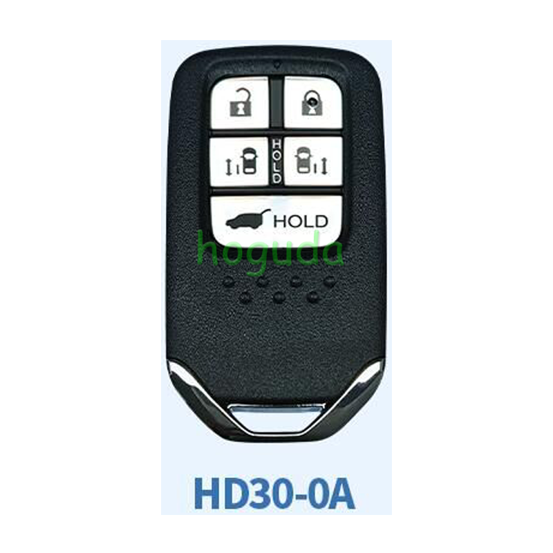 Lonsdor Honda HD30-0A 5 button smart key Support ID46 ID47 ID4A chip,Frequency313.56/314.12/313.85/433.66/434.18/433.92 98% Coverage 2013-2025 50+ Models All Honda Keys CIVIC'ACCORD CR-V ODYSSEY HR-V.etc