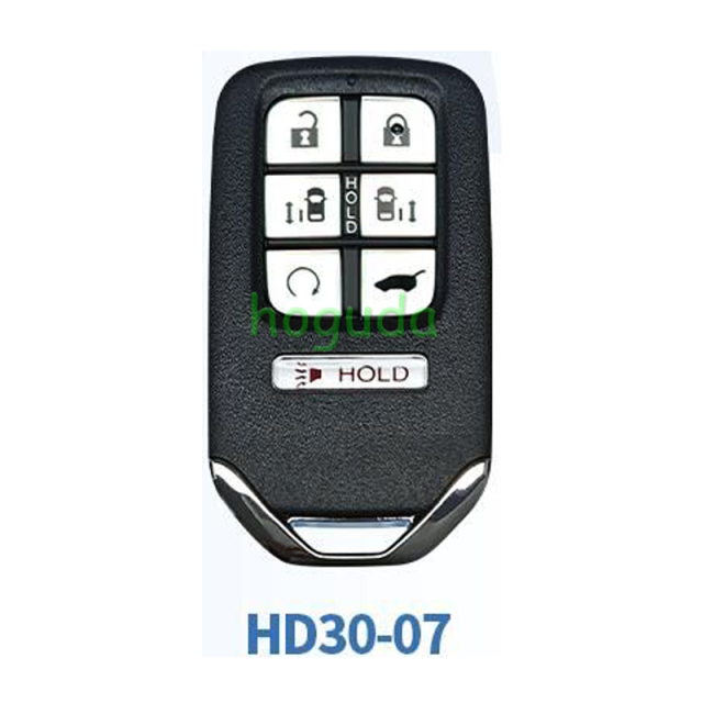 Lonsdor Honda HD30-07 6+1 button smart key Support ID46 ID47 ID4A chip,Frequency313.56/314.12/313.85/433.66/434.18/433.92 98% Coverage 2013-2025 50+ Models All Honda Keys CIVIC'ACCORD CR-V ODYSSEY HR-V.etc