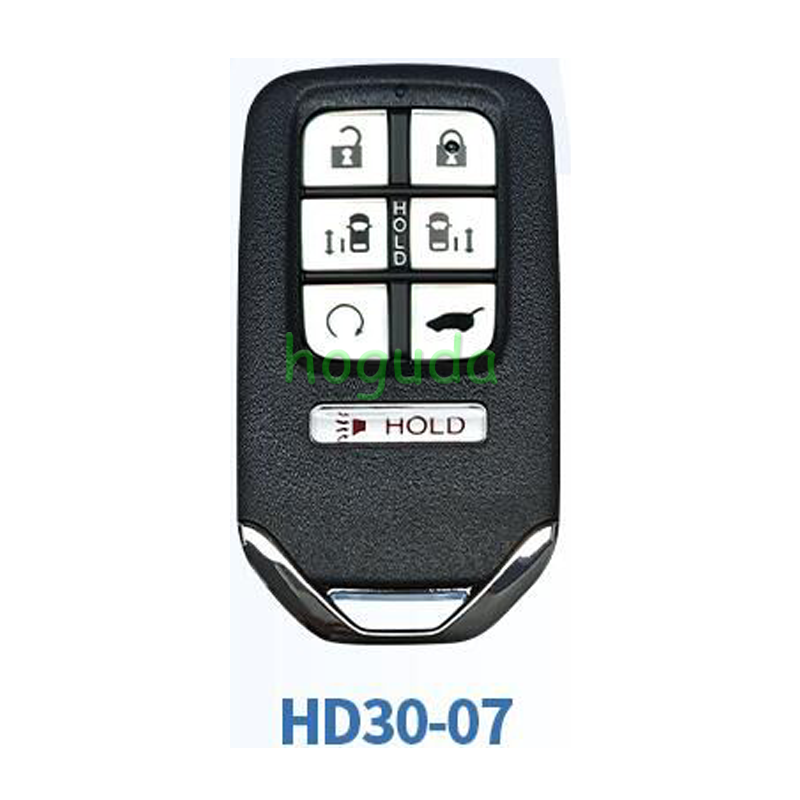 Lonsdor Honda HD30-07 6+1 button smart key Support ID46 ID47 ID4A chip,Frequency313.56/314.12/313.85/433.66/434.18/433.92 98% Coverage 2013-2025 50+ Models All Honda Keys CIVIC'ACCORD CR-V ODYSSEY HR-V.etc
