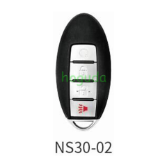 Lonsdor Nissan NS30-02 3+1 button smart key with ID46 ID47 ID4A Chip , Frequency 315MHz 433.92Mhz  98% Coverage2008-202550+ Models ALL NISSAN/INFINITE KEYS ALTIMA SENTRA PATROL ROGUE X-TRAIL etc.