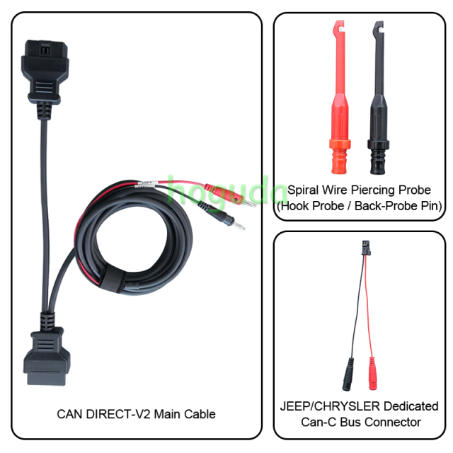 OBDSTAR CAN DIRECT-V2 Main Cable for JEEP/CHRYSLER Dedicated Can-C Bus Connector