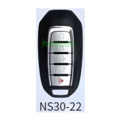 Lonsdor Nissan NS30-22 4+1 button smart key with ID46 ID47 ID4A Chip , Frequency 315MHz 433.92Mhz  98% Coverage2008-202550+ Models ALL NISSAN/INFINITE KEYS ALTIMA SENTRA PATROL ROGUE X-TRAIL etc.