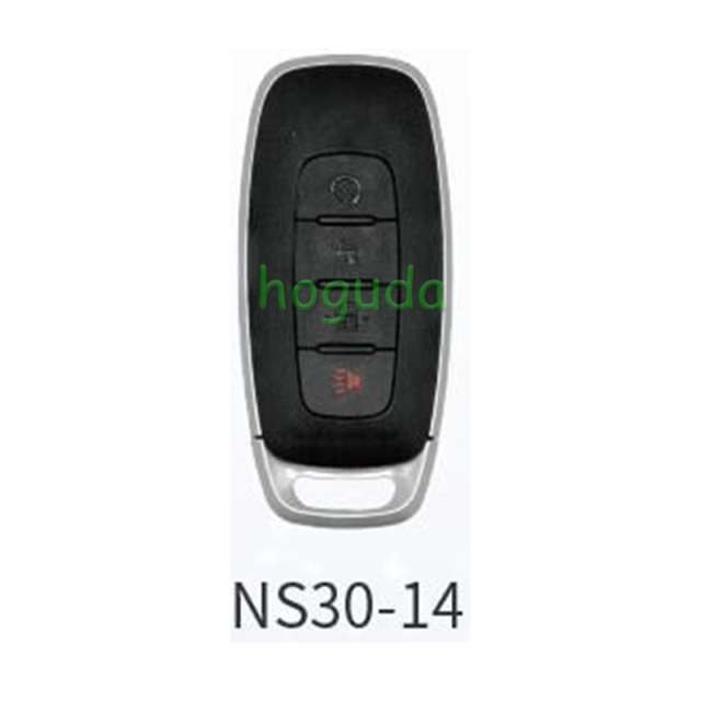 Lonsdor Nissan NS30-14 3+1 button smart key with ID46 ID47 ID4A Chip , Frequency 315MHz 433.92Mhz  98% Coverage2008-202550+ Models ALL NISSAN/INFINITE KEYS ALTIMA SENTRA PATROL ROGUE X-TRAIL etc.