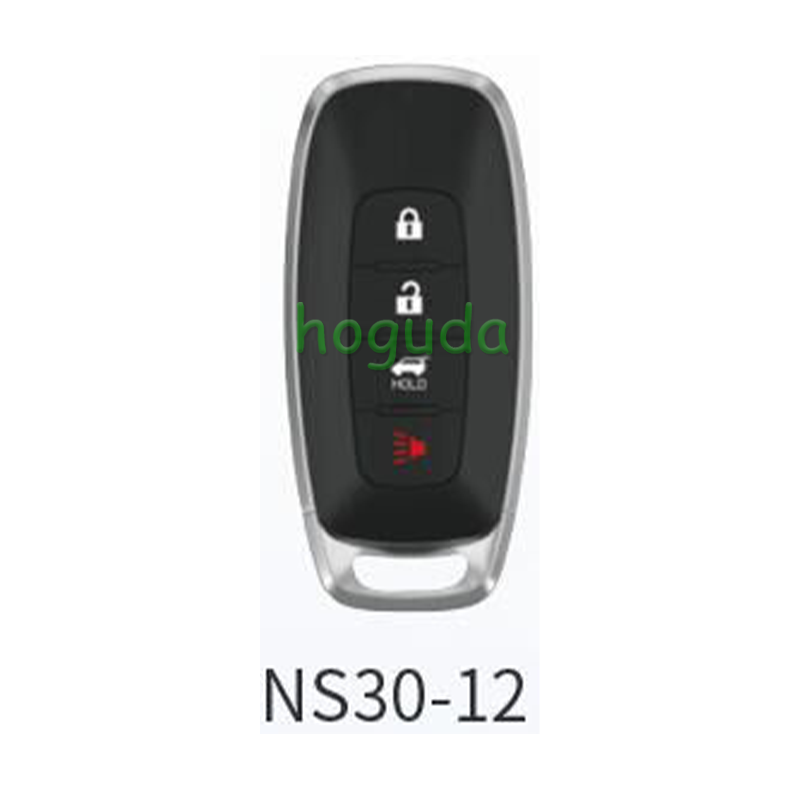 Lonsdor Nissan NS30-12 3+1 button smart key with ID46 ID47 ID4A Chip , Frequency 315MHz 433.92Mhz  98% Coverage2008-202550+ Models ALL NISSAN/INFINITE KEYS ALTIMA SENTRA PATROL ROGUE X-TRAIL etc.