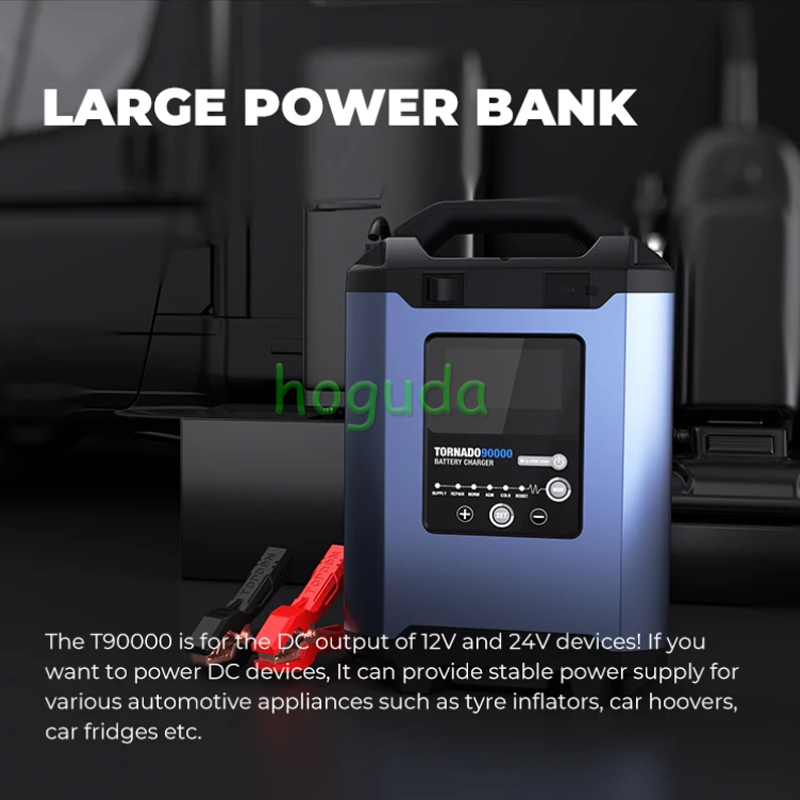 TOPDON Releases the Tornado 90000  Automatic Smart 12v 24v Volt 12 V Auto Battery Charger For Car