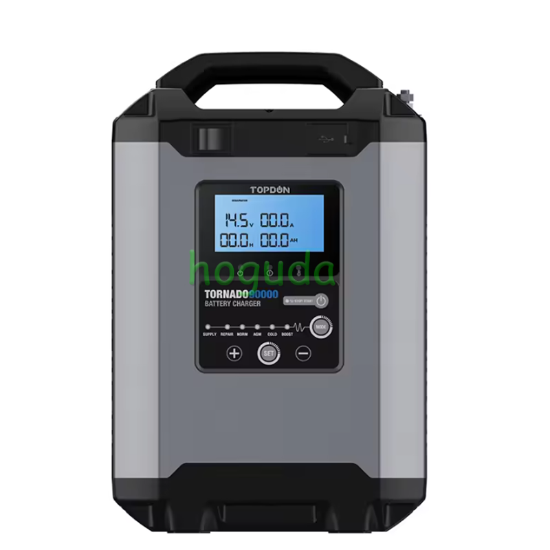TOPDON Releases the Tornado 90000  Automatic Smart 12v 24v Volt 12 V Auto Battery Charger For Car