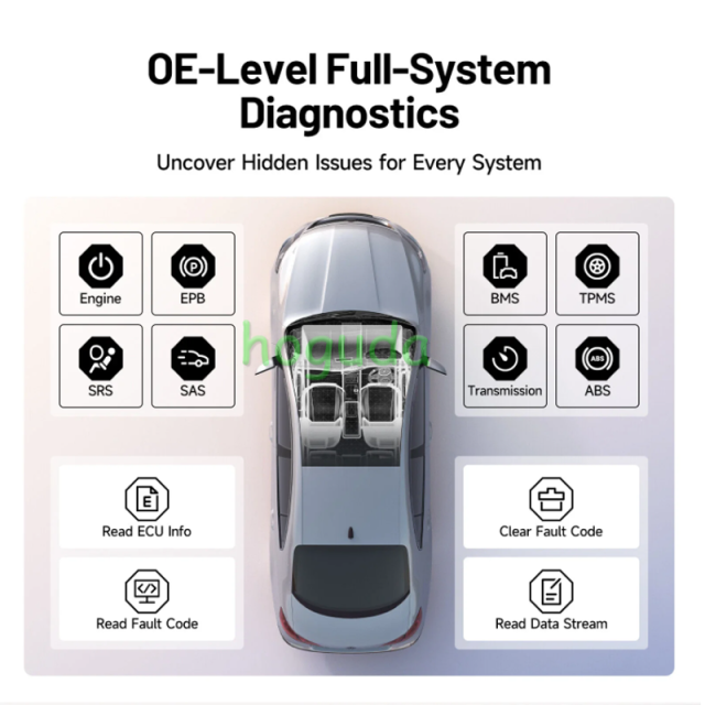 TOPDON Artidiag 800 BT Mid-level Diagnostic Tool Auto Diagnostic Scan Tool Bi-Directional Control All System Code Reader Active Test