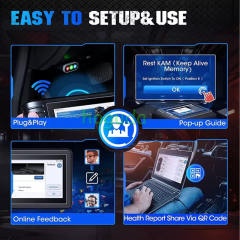 TOPDON Artidiag 800 BT Mid-level Diagnostic Tool Auto Diagnostic Scan Tool Bi-Directional Control All System Code Reader Active Test
