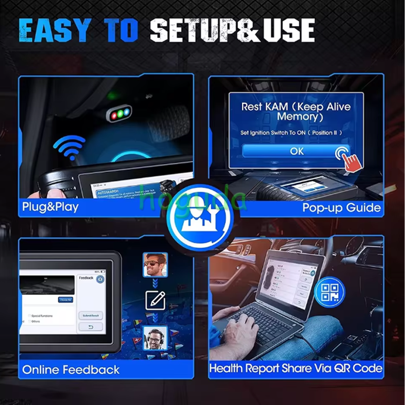 TOPDON Artidiag 800 BT Mid-level Diagnostic Tool Auto Diagnostic Scan Tool Bi-Directional Control All System Code Reader Active Test
