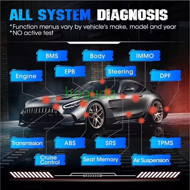 TOPDON Artidiag 800 BT Mid-level Diagnostic Tool Auto Diagnostic Scan Tool Bi-Directional Control All System Code Reader Active Test
