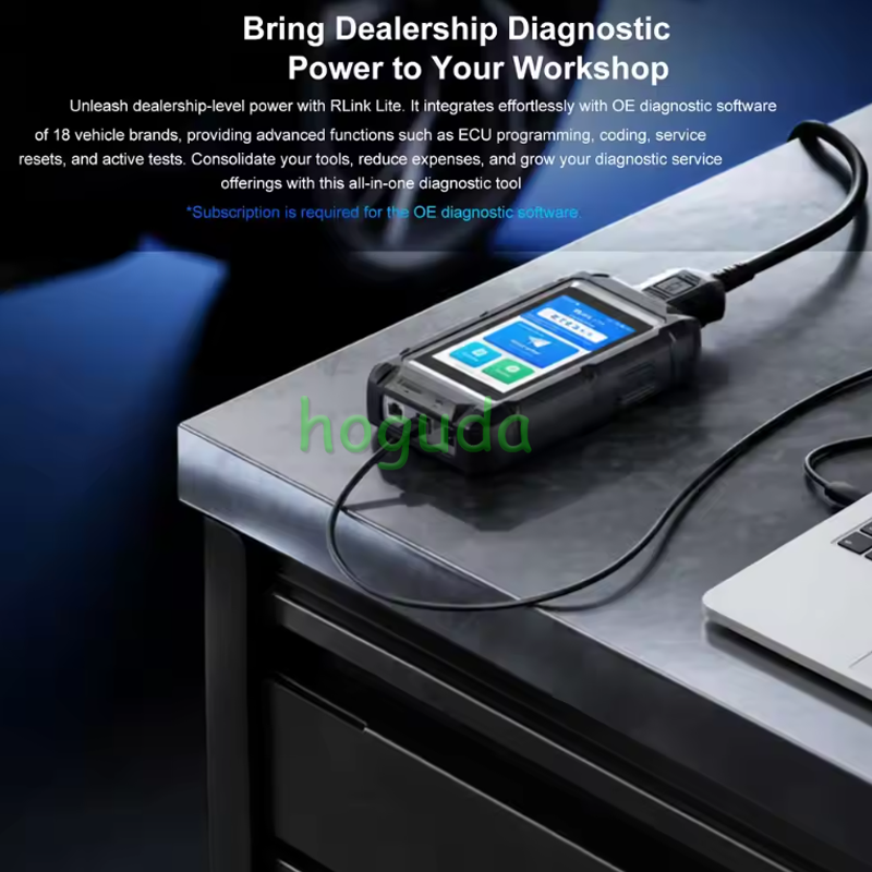 TOPDON RLink Lite OE-LEVEL Diagnostic Auto Compatible With D-PDU, J2534, RP1210 Diagnostic Stand