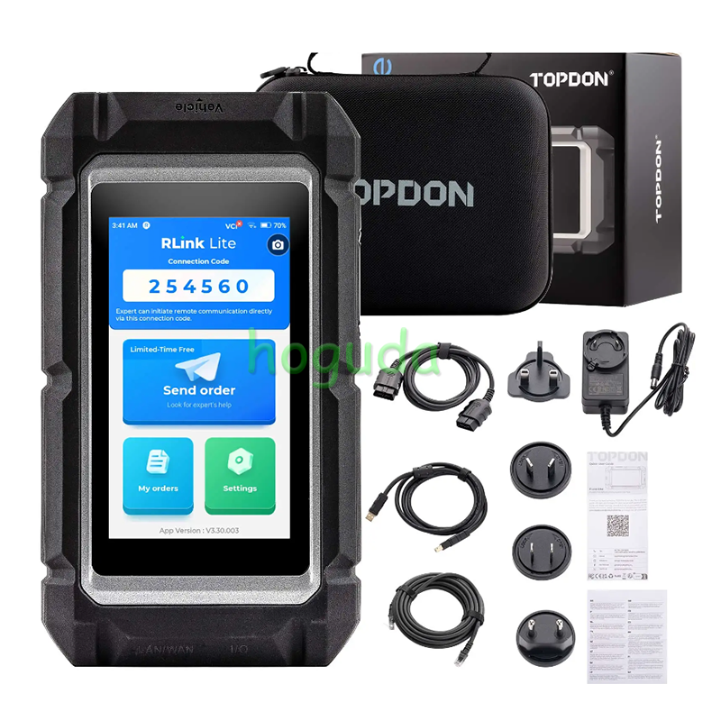 TOPDON RLink Lite OE-LEVEL Diagnostic Auto Compatible With D-PDU, J2534, RP1210 Diagnostic Stand