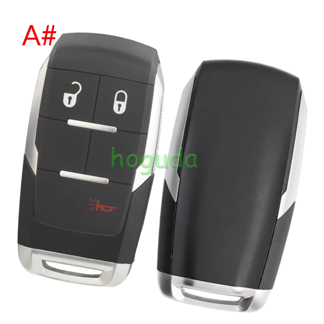 For Chrysler Jeep 2+1/3+1/4+1 button smart remote key shell without logo