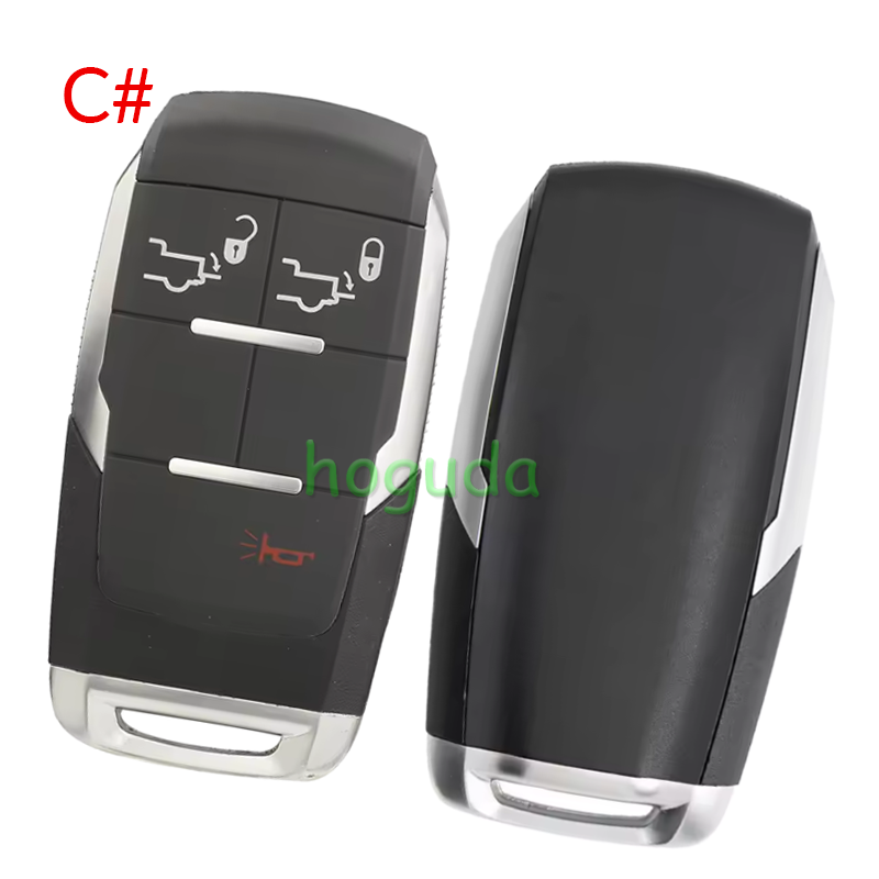 For Chrysler Jeep 2+1/3+1/4+1 button smart remote key shell without logo