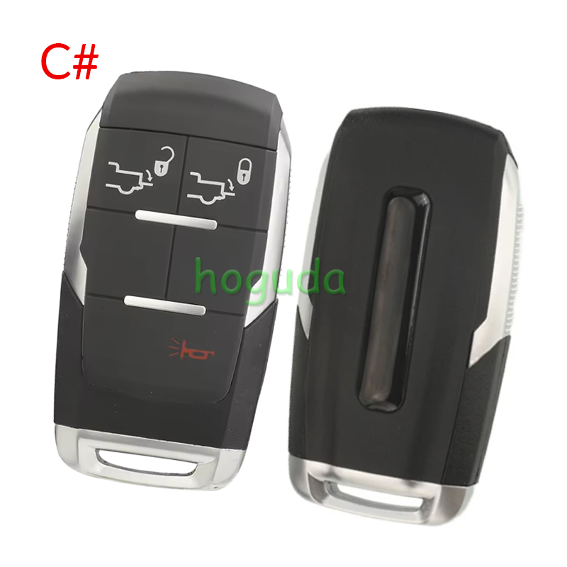 For Chrysler Jeep 2+1/3+1/4+1 button smart remote key shell (with logo slot)