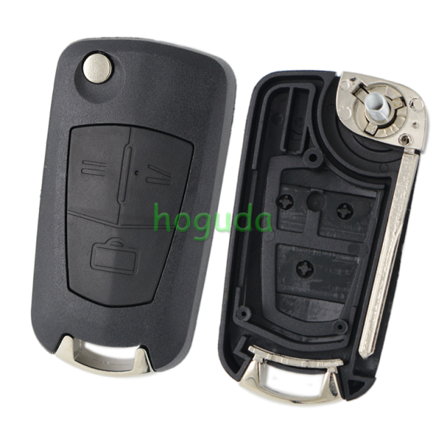 For Opel 3 button modified flip remote key blank