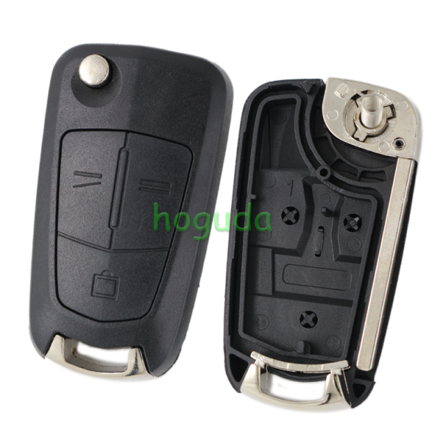 For Opel 2/3 button flip remote key blank