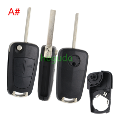 For Opel 2/3 button flip remote key blank