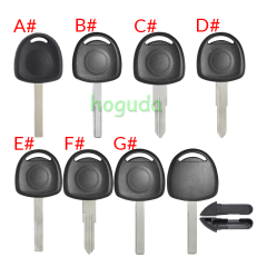 For GTL high quality Opel transponder key blank (No Logo)